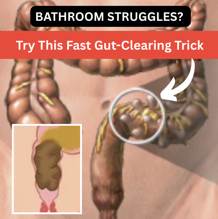 stuck poop natural ramedies